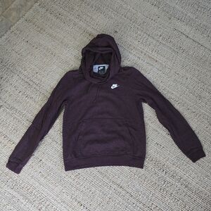 Nike Men's Burgundy Hoodie
